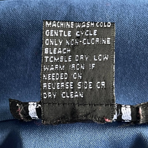 Silkland Button Up Shirt Womens Plus Size 1X Blue Long Sleeve Casual Mature - Picture 5 of 9